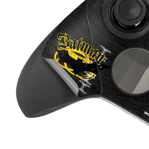 DC Comics Batman Dark Knight Logo Yellow & Black Xbox Elite Wireless Controller Series 2 Skin
