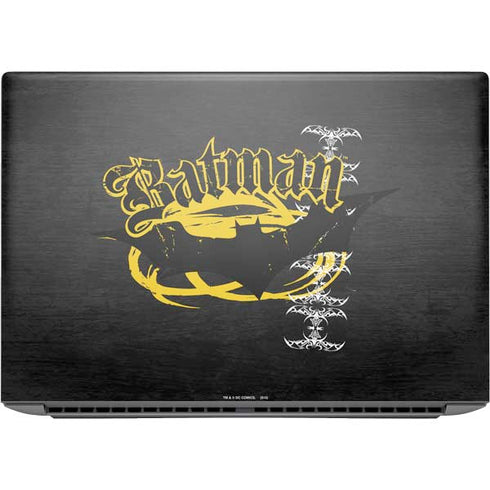 DC Comics Batman Dark Knight Logo Yellow & Black HP ZBook Fury 16 G10 Skin