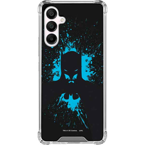 DC Comics Batman Blue Splash character shape Galaxy A16 5G Clear Case