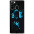 DC Comics Batman Blue Splash character shape Galaxy A21 Clear Case