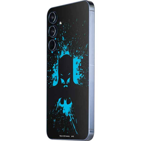 DC Comics Batman Blue Splash character shape Galaxy A36 5G Skin