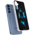 DC Comics Batman Blue Splash character shape Galaxy A55 5G Clear Case