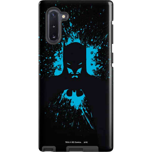 DC Comics Batman Blue Splash character shape Galaxy Cases