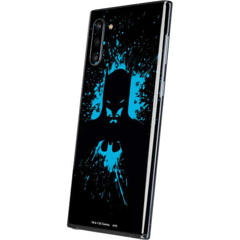 DC Comics Batman Blue Splash character shape Galaxy Note 10 Skin