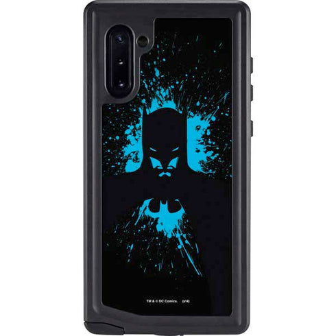 DC Comics Batman Blue Splash character shape Galaxy Cases