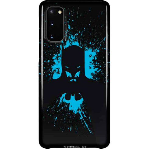 DC Comics Batman Blue Splash character shape Galaxy S20 Lite Case