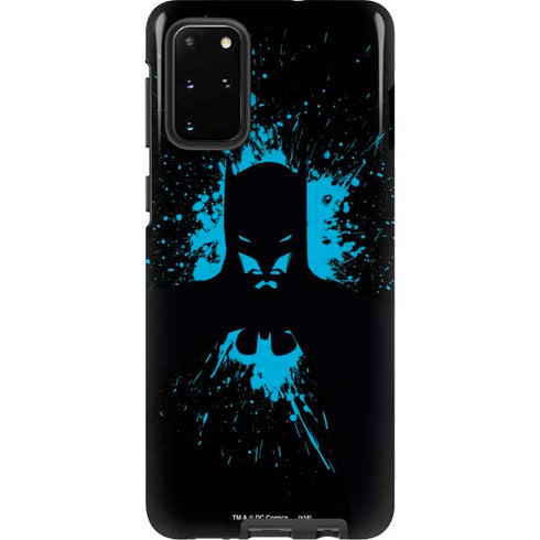 DC Comics Batman Blue Splash character shape Galaxy S20 Plus Pro Case