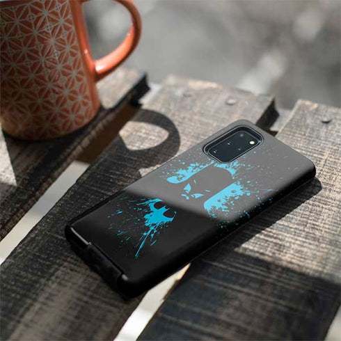DC Comics Batman Blue Splash character shape Galaxy S20 Plus Pro Case