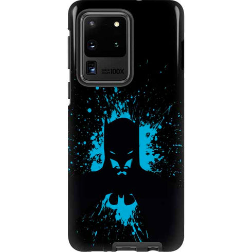 DC Comics Batman Blue Splash character shape Galaxy S20 Ultra 5G Pro Case