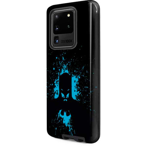 DC Comics Batman Blue Splash character shape Galaxy S20 Ultra 5G Pro Case