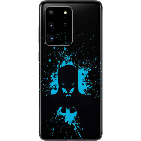 DC Comics Batman Blue Splash character shape Galaxy S20 Ultra 5G Skin