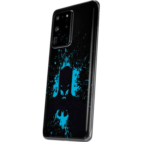 DC Comics Batman Blue Splash character shape Galaxy S20 Ultra 5G Skin