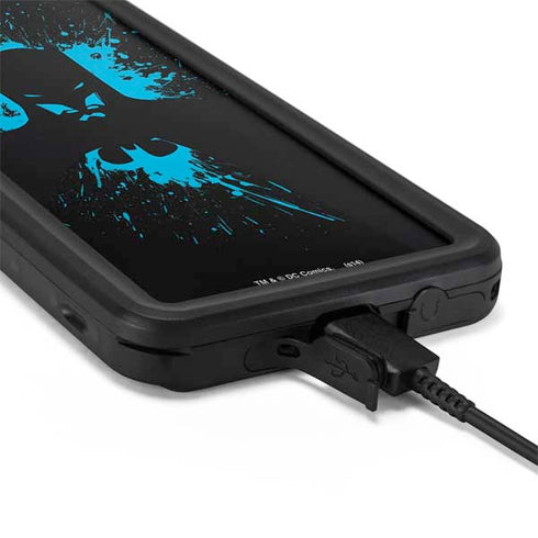 DC Comics Batman Blue Splash character shape Galaxy S20 Waterproof Case