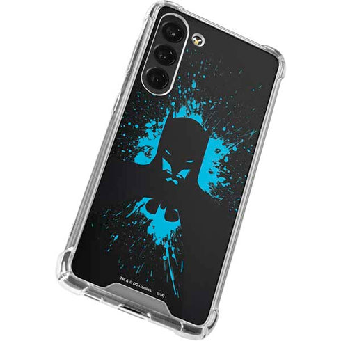 DC Comics Batman Blue Splash character shape Galaxy S24 FE Clear Case