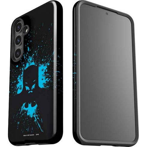 DC Comics Batman Blue Splash character shape Galaxy S25 Impact Case