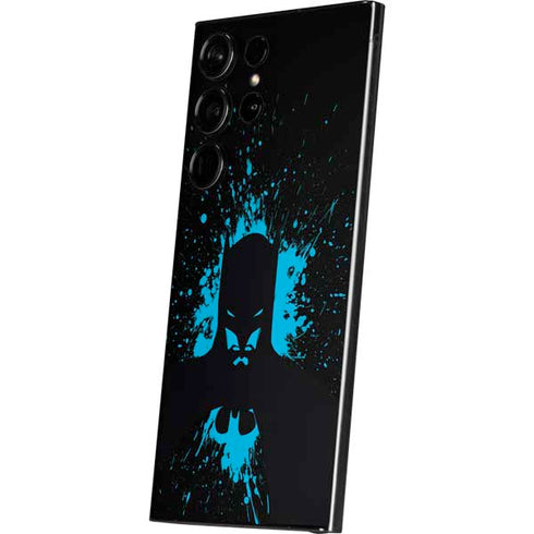 DC Comics Batman Blue Splash character shape Galaxy S25 Ultra Skin