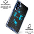 DC Comics Batman Blue Splash character shape Galaxy S25 Plus Clear Case