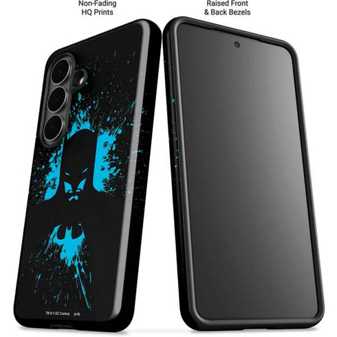 DC Comics Batman Blue Splash character shape Galaxy S26 Plus Impact Case