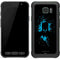 DC Comics Batman Blue Splash character shape Galaxy S7 Active Skin