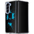 DC Comics Batman Blue Splash character shape Galaxy Z Fold5 5G Clear Case