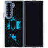 DC Comics Batman Blue Splash character shape Galaxy Z Fold6 Clear Case