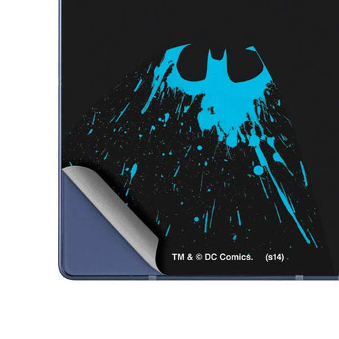 DC Comics Batman Blue Splash character shape Galaxy Z Fold6 Skin