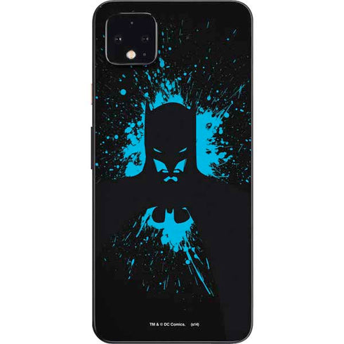 DC Comics Batman Blue Splash character shape Google Pixel 4 XL Skin