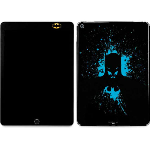 DC Comics Batman Blue Splash character shape iPad Skins