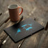 DC Comics Batman Blue Splash character shape iPad Skins