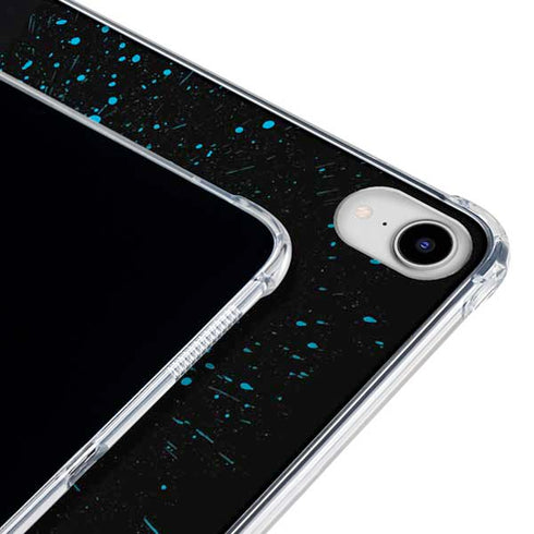 DC Comics Batman Blue Splash character shape iPad 11th Gen (2025) Clear Case