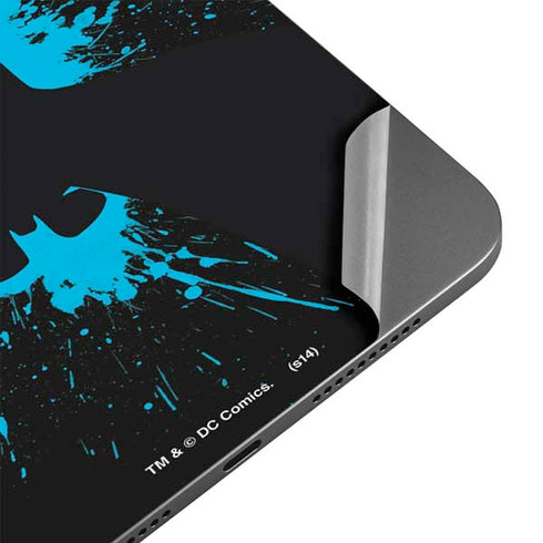 DC Comics Batman Blue Splash character shape Apple iPad Mini Skin