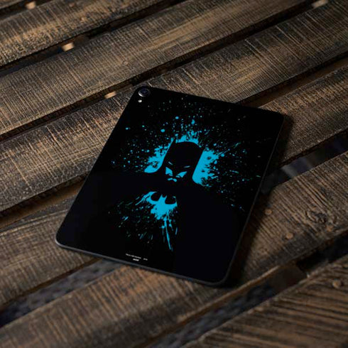 DC Comics Batman Blue Splash character shape Apple iPad Pro Skin