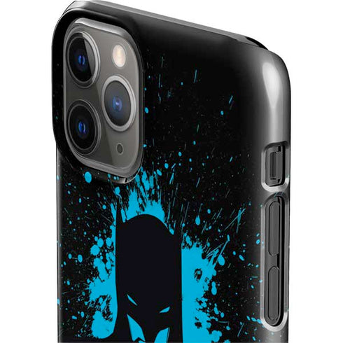 DC Comics Batman Blue Splash character shape iPhone 11 Pro Lite Case