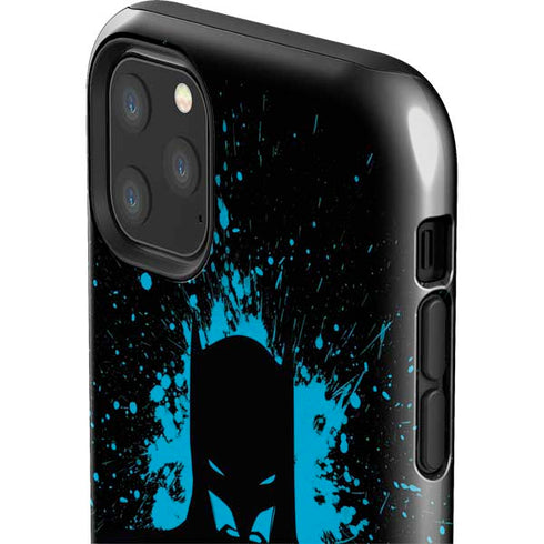 DC Comics Batman Blue Splash character shape iPhone 11 Pro Max Impact Case