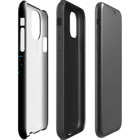 DC Comics Batman Blue Splash character shape iPhone 11 Pro Max Impact Case