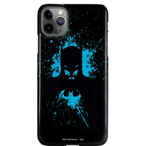 DC Comics Batman Blue Splash character shape iPhone 11 Pro Max Lite Case