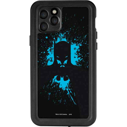 DC Comics Batman Blue Splash character shape iPhone 11 Pro Waterproof Case