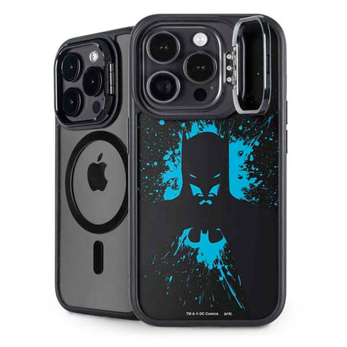 DC Comics Batman Blue Splash character shape iPhone Cases