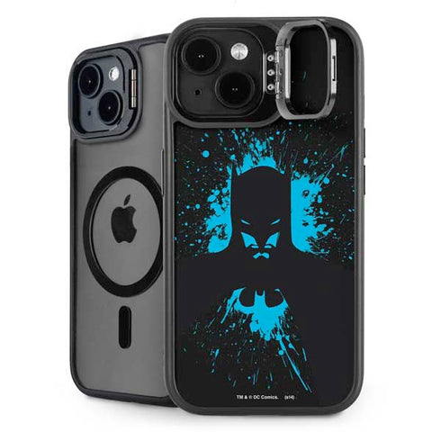 DC Comics Batman Blue Splash character shape iPhone 14 Kickstand Case