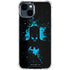 DC Comics Batman Blue Splash character shape iPhone 15 Clear Case
