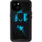 DC Comics Batman Blue Splash character shape iPhone 15 Plus Waterproof Case
