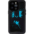 DC Comics Batman Blue Splash character shape iPhone 15 Pro Waterproof Case