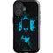 DC Comics Batman Blue Splash character shape iPhone 16 Plus Impact Case
