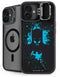 DC Comics Batman Blue Splash character shape iPhone 16 Plus Kickstand Case