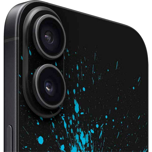 DC Comics Batman Blue Splash character shape iPhone 16 Skin