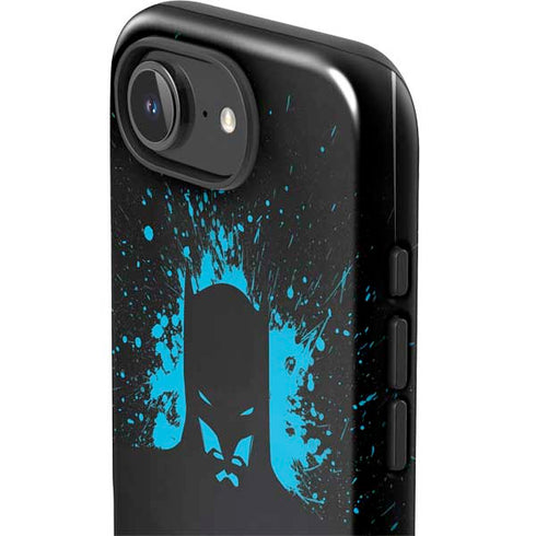 DC Comics Batman Blue Splash character shape iPhone 16e Impact Case