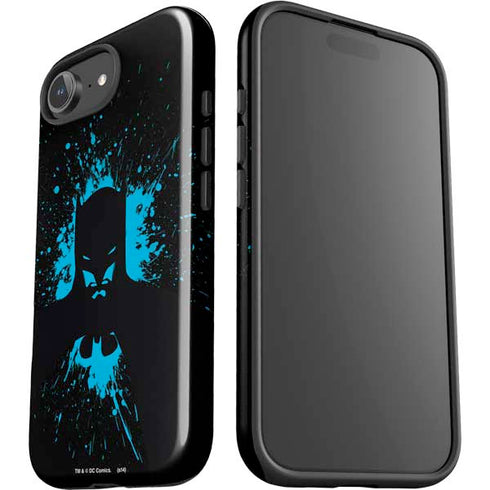 DC Comics Batman Blue Splash character shape iPhone 16e Impact Case