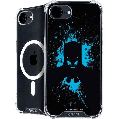 DC Comics Batman Blue Splash character shape iPhone 16e MagSafe Case