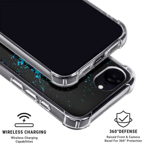 DC Comics Batman Blue Splash character shape iPhone 16e MagSafe Case