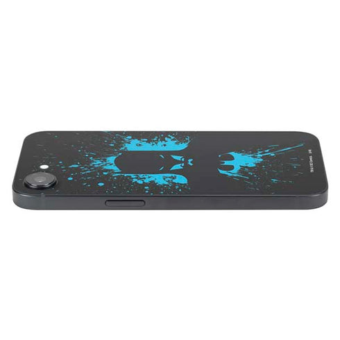 DC Comics Batman Blue Splash character shape iPhone 16e Skin